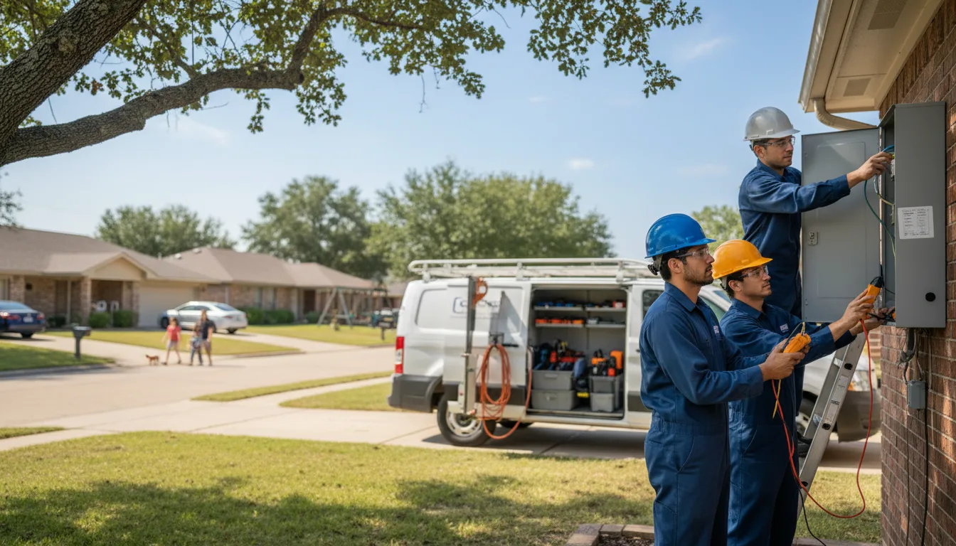 Certified electrician providing emergency electrical services in Effingham, KS